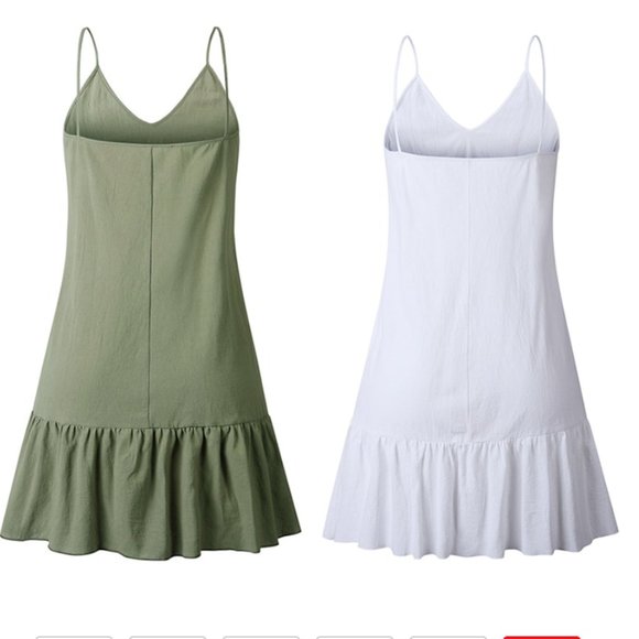 CRISSY Cami Ruffle Hem Dress - Picture 2 of 2